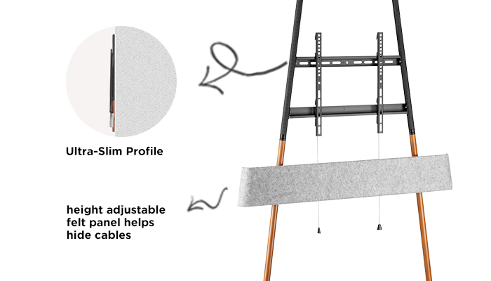 Features of FS31 Ladder Style Studio TV Stands